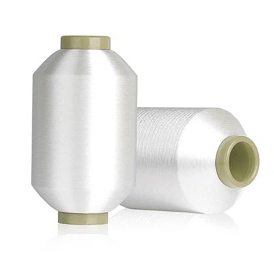 Fils de polyester thermofusibles de couleur blanche 150d/48f pour les sous-vêtements des femmes